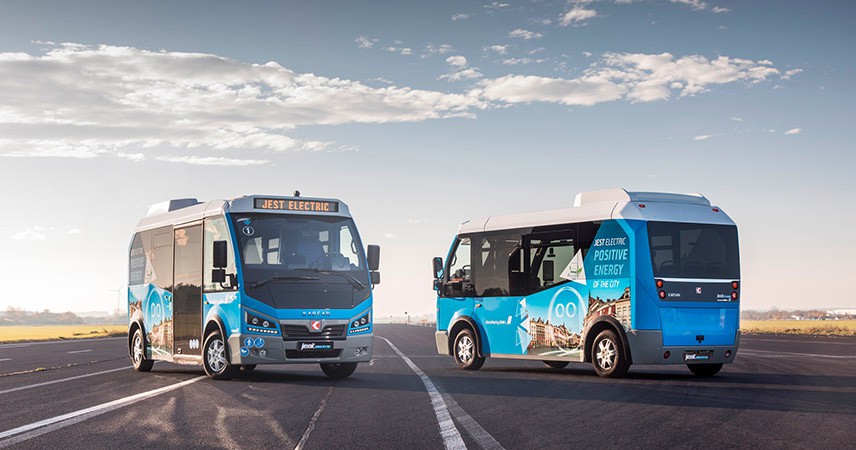 Elektrikli Türk minibüsleri Avrupa'ya sefere çıktı