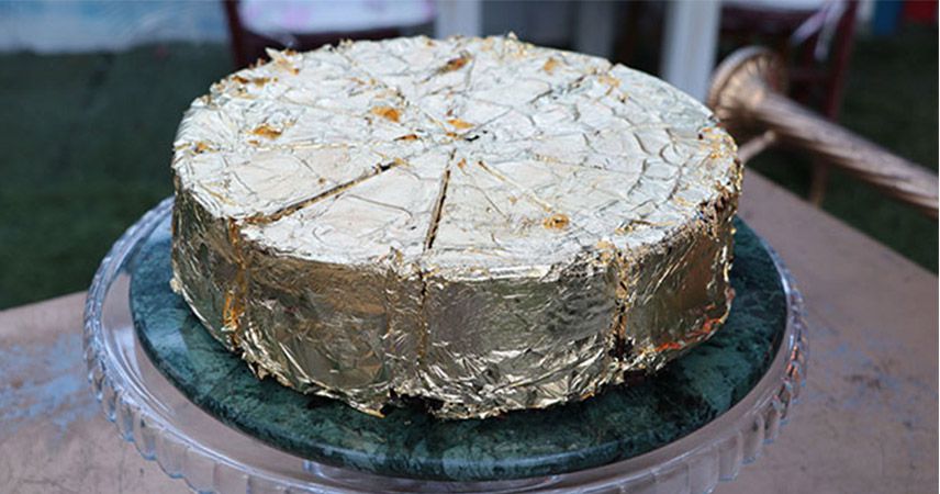Altından pastanın fiyatı: 56 bin lira