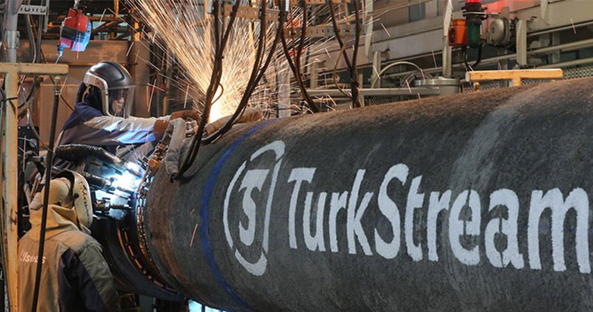 TürkAkım'da iki boru hattı da doğalgazla dolduruldu
