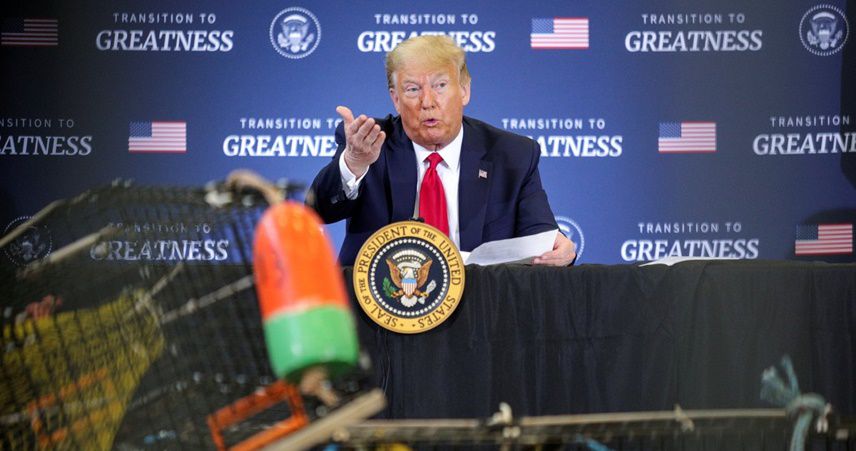 Trump, ıstakozlara gümrük vergisini düşürmeyen Çin ve AB'yi gümrük vergisiyle tehdit etti