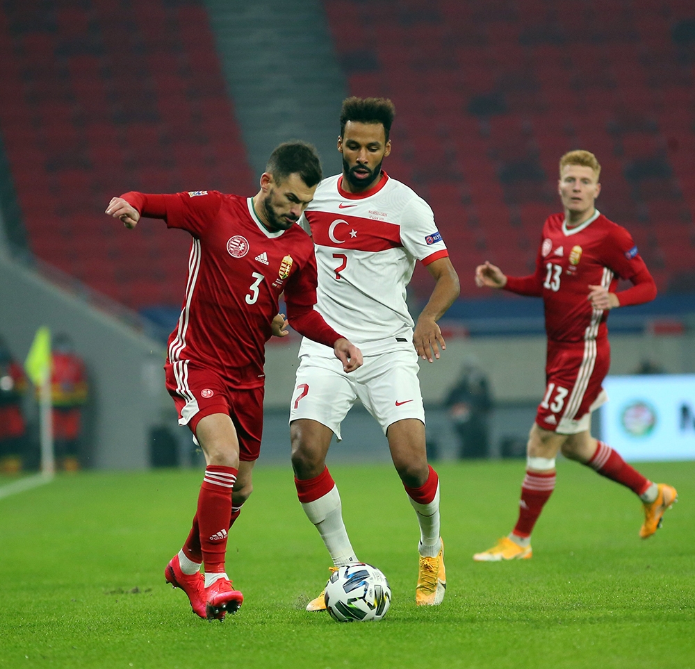 UEFA Uluslar Ligi: Macaristan: 0 - Türkiye: 0 (İlk yarı)