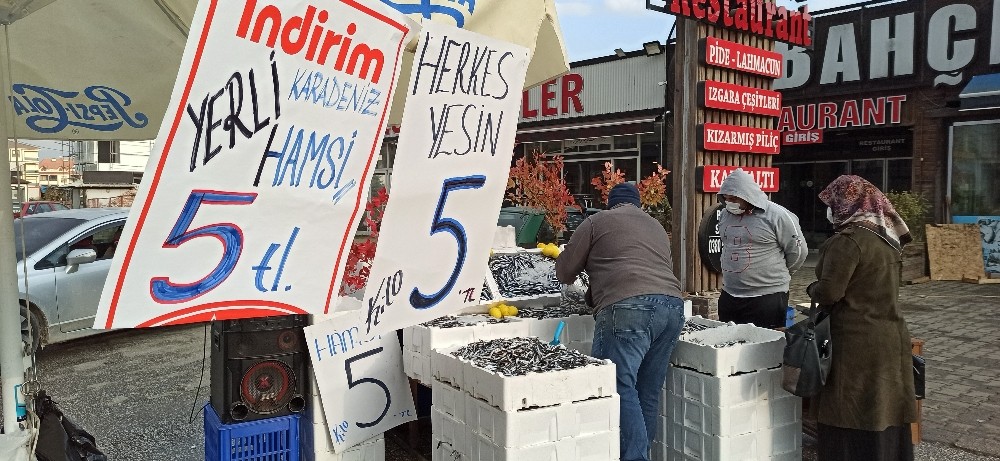 Duzceli Balikci Yaptigi Kampanya Ile Hamsiyi 5 Tl Den Satisa Sundu Son Dakika Ekonomi Haberleri