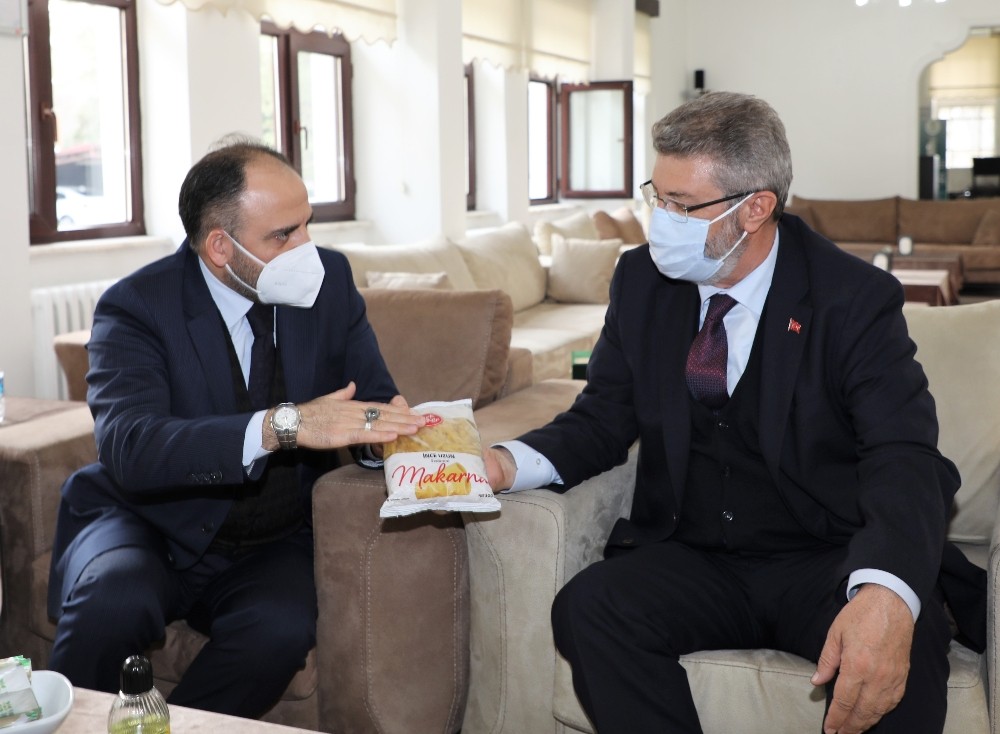 Türkşeker Genel Müdürü Mücahit Alkan’dan Başkan Akay’a Taziye Ziyareti