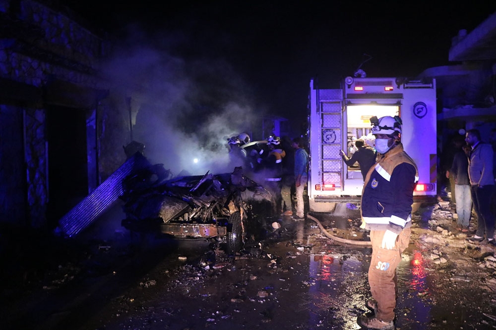Suriye’nin kuzeyindeki Azez’de terör saldırısı: 5 yaralı