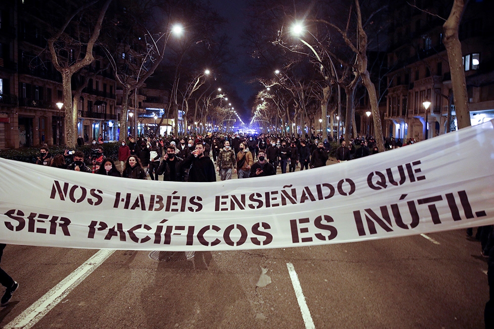 İspanya’da rapçi Hasel protestoları 6’ıncı gününde