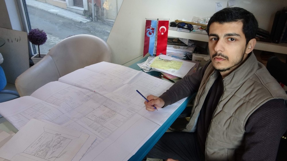 Trabzon’dan 23 ülkeye iç mimarlık çizimleri gönderiyor