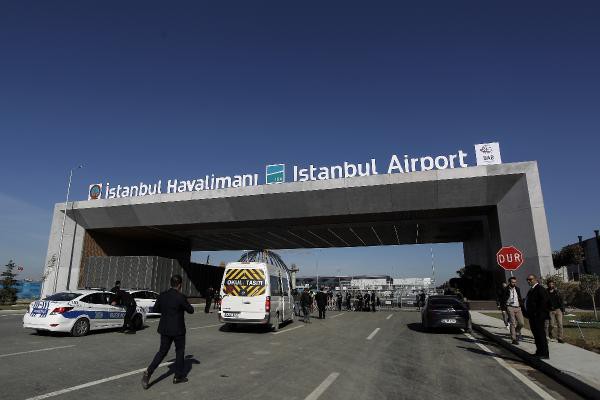 İstanbul Havalimanı, girişi ile de dikkat çekiyor.