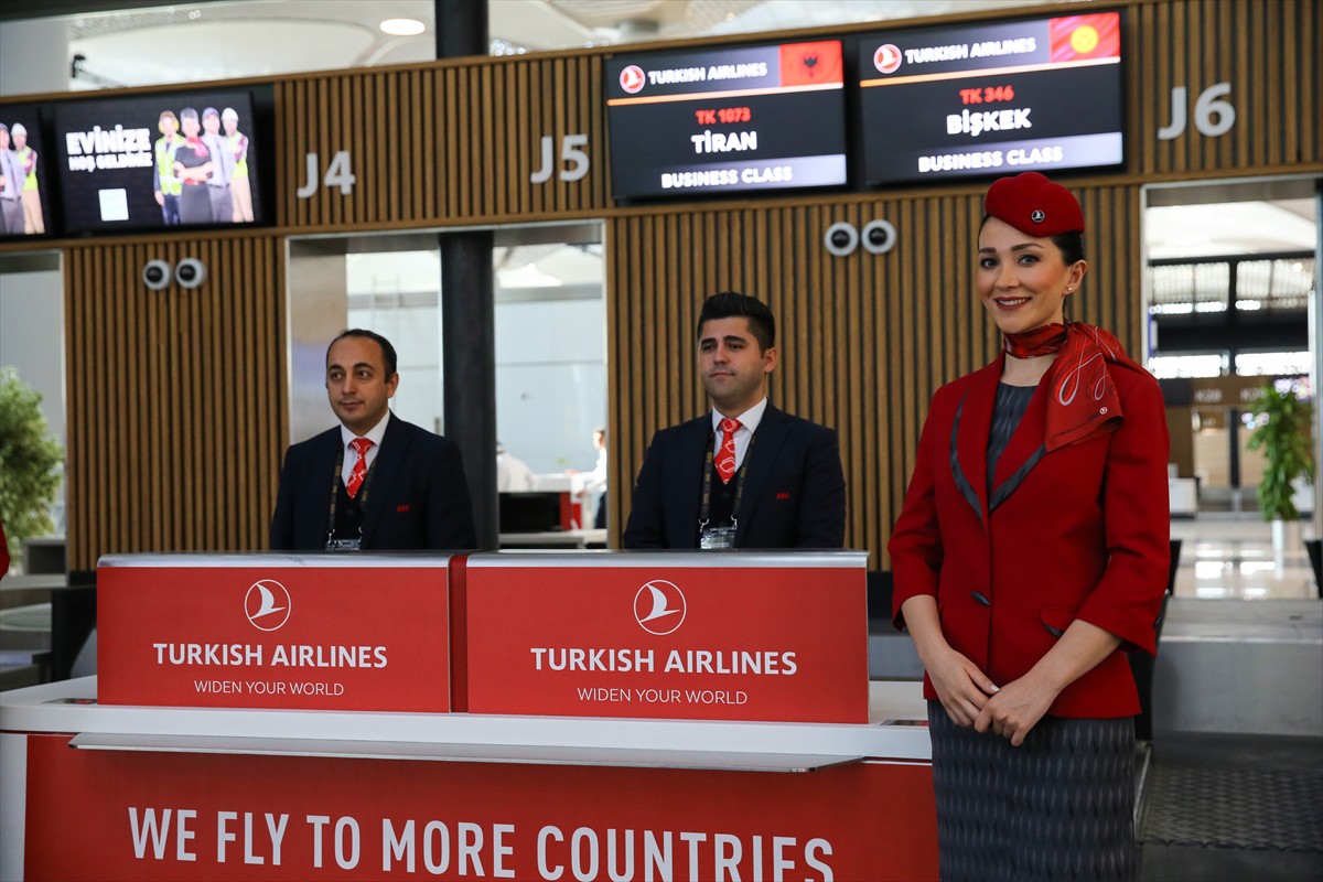 İstanbul Havalimanı açılışından bir görünüm.