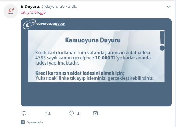 TAKİPÇİSİ OLMAYAN KURUMSAL HESAPLARA DİKKAT
Bu hesaplar yeni açılmışsa, çok kişiyi takip ediyorsa ve takipçi sayısı azsa kendisini daha kolay ele veriyor.