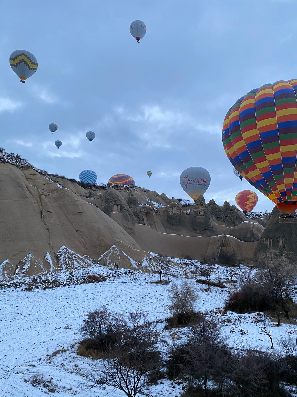 Ürgüp’ten Göreme’ye kadar açık hava müzesi niteliğindeki bölge altık tamamıyla gözler önünde.