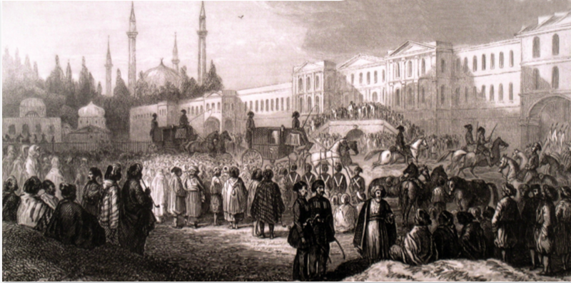 (Osmanlı-Rus Savaşı bitince İstanbul’daki sevinç gösterileri-1812)
1812’DEKİ VEBA SALGINI İSTANBUL’DA 1 YILI AŞKIN DEVAM ETTİ
İstanbul’da 1811 yılının sonlarında ortaya çıkan bu salgın, 1813 yılının başlarında bitti. 
İzmir’den gelen bir ticaret gemisi yüzünden İstanbul’da veba salgını baş gösterince, kısa sürede 3 bin kişi öldü. 
KITLIK YAŞANDI
1811-1812 yılları arısındaki veba salgını İstanbul’da birçok sıkıntının yaşanmasına neden oldu. Yiyecek, yakacak gibi temel ihtiyaçlarda kıtlık yaşandı. 
OSMAN DEVLETİ’NİN ÖNLEMİ EVDE KALMAK OLDU
Vakanüvis ve hekim Şanizade Ataullah Efendi, İstanbul’da baş gösteren bu veba salgını sırasında ailesiyle birlikte evine kapandı. Hastalığa karşı tedbir alınması ve bu doğrultuda özellikle “tecrit” uygulanmasına gidilmesi gerektiği konusunda uyarıda bulundu.