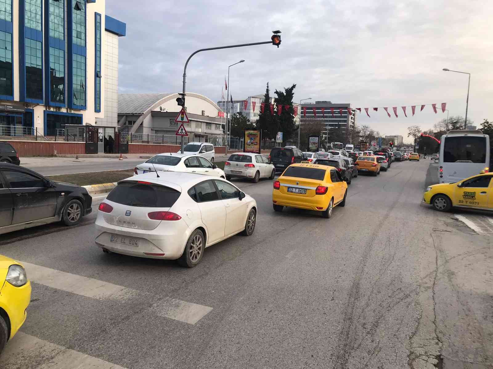 Edirne’de trafiğe kayıtlı araç sayısı arttı