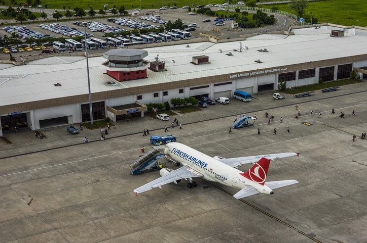 Samsun-Çarşamba Havalimanı yolcu trafiği