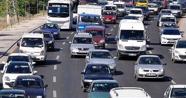 Bayburt’ta trafiğe kayıtlı araç sayısı ekim ayı sonu itibarıyla 16 bin 362 oldu